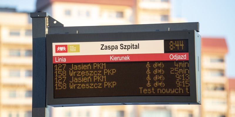 Nowe tablice SIP na gdańskich przystankach