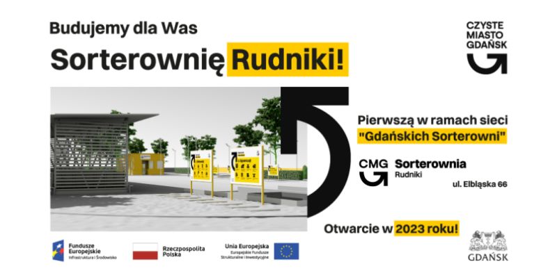 W Rudnikach powstaje pierwsza Gdańska Sorterownia. Otwarcie w przyszłym roku.
