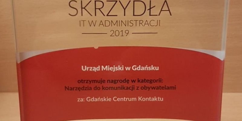 System Gdańskiego Centrum Kontaktu nagrodzony
