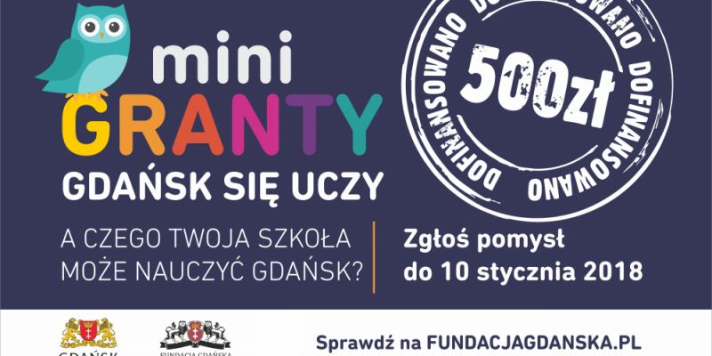 44 edukacyjne projekty zostaną zrealizowane w Gdańsku – trwa nabór wniosków!