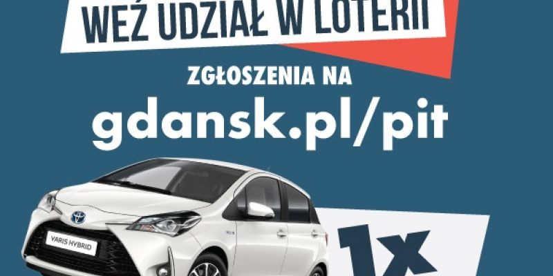 Rozlicz PIT w Gdańsku i wygraj samochód!  1 marca ruszają zapisy do udziału w loterii