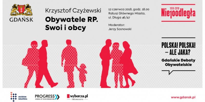 „Obywatele RP. Swoi i obcy” – za tydzień kolejna Gdańska Debata Obywatelska