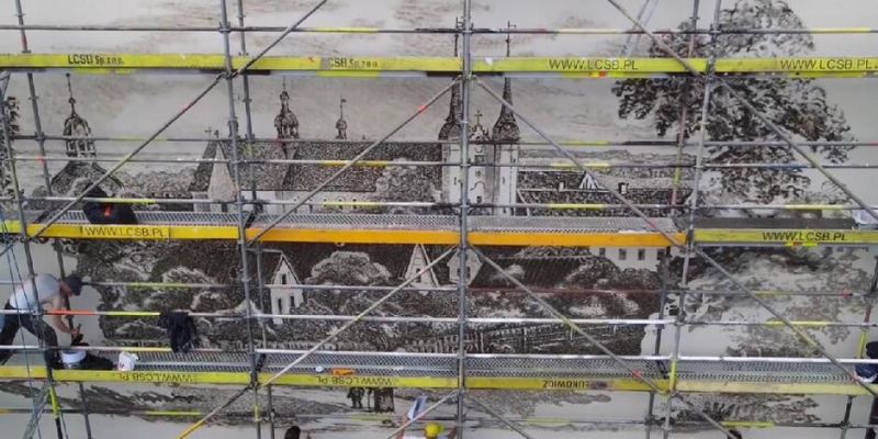 Jak dzieło impresjonistów - nowy mural w Oliwie przypomina jej dawne dzieje