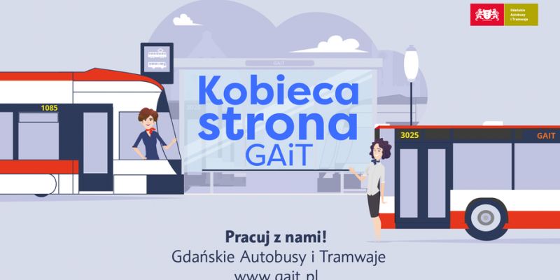 Gdańska spółka zachęca panie do prowadzenia autobusów i tramwajów