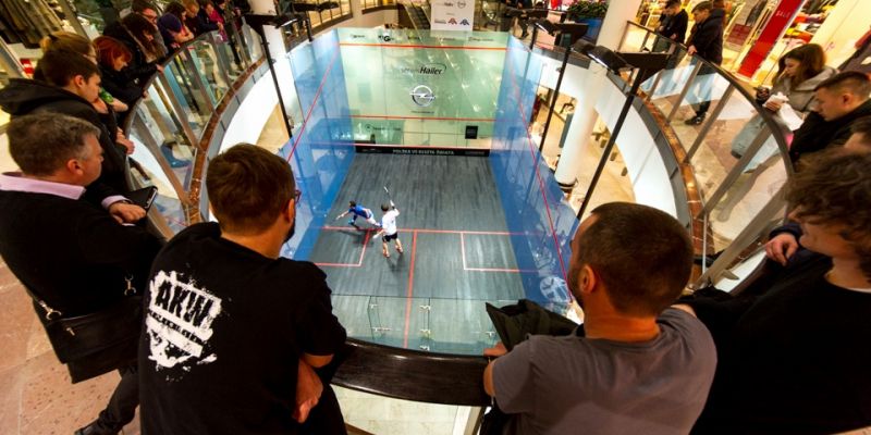 Squash Zone Tour - szklany kort do squasha po raz kolejny stanie w Gdańsku!