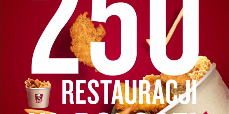 KFC świętuje otwarcie 250 restauracji i rozdaje darmowe kubełki!