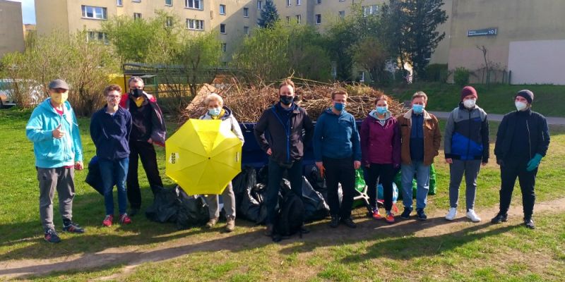 Park Polskich Wynalazców posprzątany w czynie społecznym