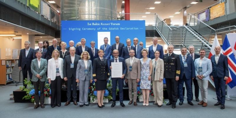 Pierwsze Bałtyckie Forum Rektorów w Gdańsku zakończone podpisaniem Deklaracji Gdańskiej