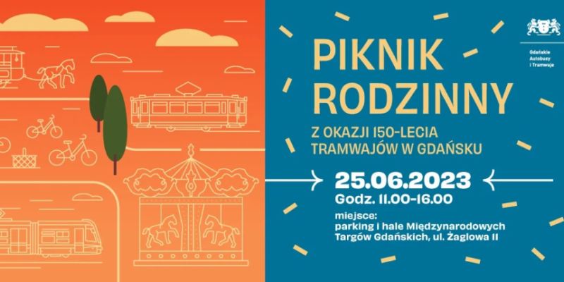 150 lat tramwajów w Gdańsku! 25 czerwca zapraszamy do wspólnego świętowania