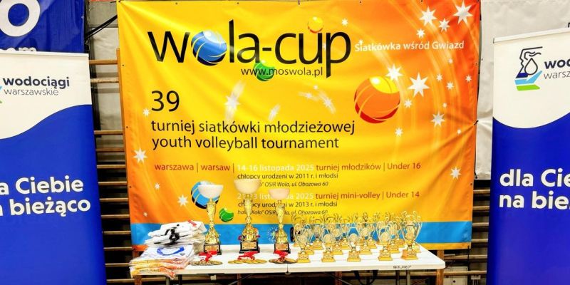 Siatkarze z Olsztyna triumfowali w wolskim turnieju