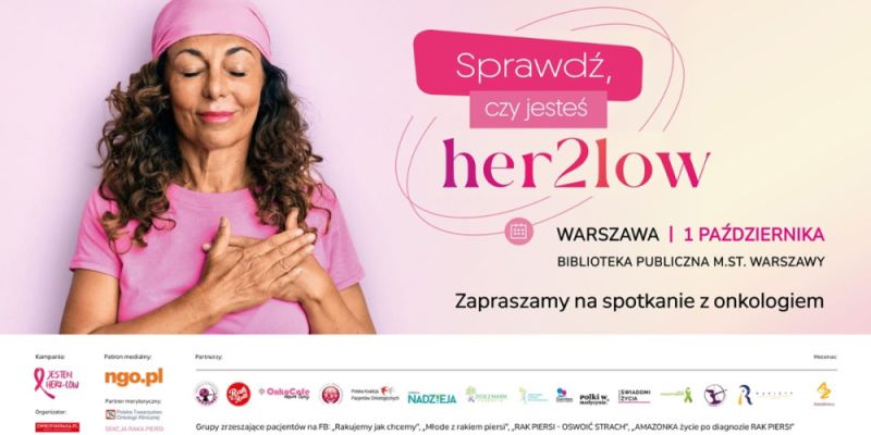 "Sprawdź, czy jesteś HER2-low” - spotkanie z onkolożką dr n. med. Katarzyną Pogodą