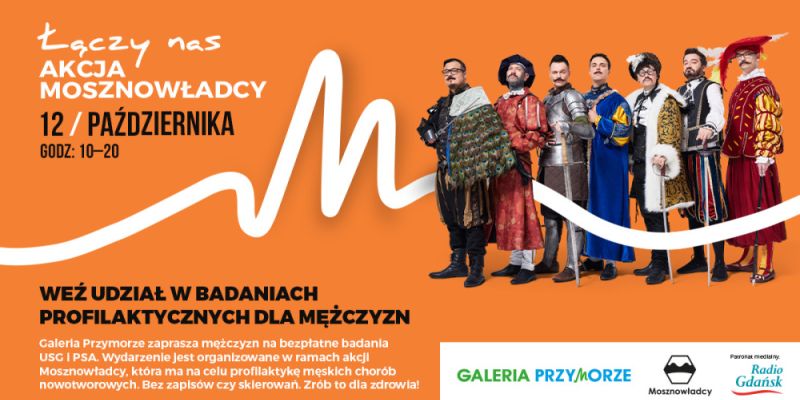 Akcja „Mosznowładcy”, czyli męska profilaktyka zdrowia w Galerii Przymorze