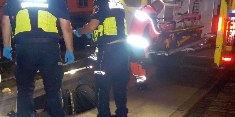 Dramatyczna akcja ratunkowa na Starówce