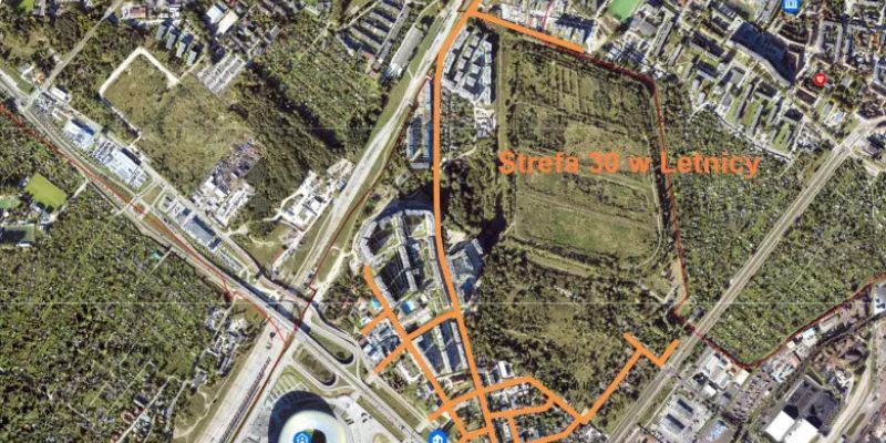 Zmiany w dzielnicy Letnica – będzie strefa ograniczonej prędkości