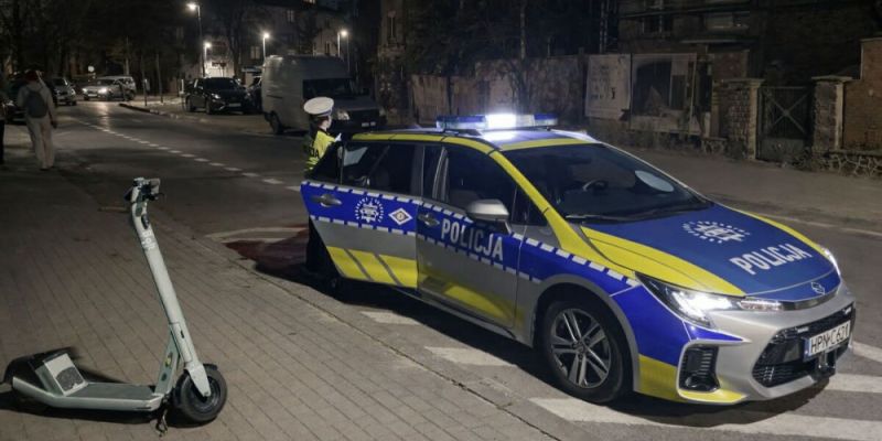 Pijana na hulajnodze w Sopocie. 21-latka zapłaci 2500 zł mandatu