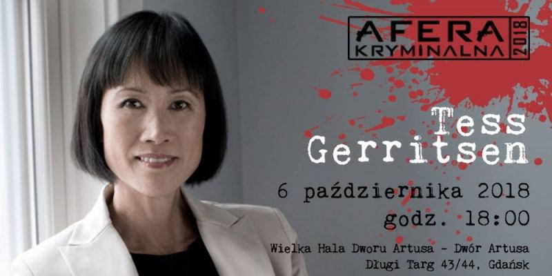 Afera Kryminalna 2018 – spotkanie z Tess Gerritsen