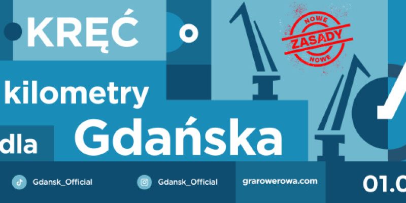Kręć kilometry dla Gdańska: razem na rowerze, razem dla miasta