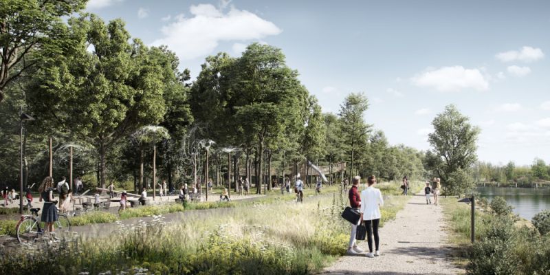 Park Żerański: nowa zieleń i atrakcje nad wodą