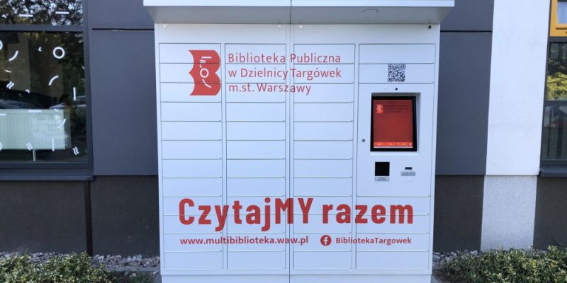 Książka dostępna całą dobę: Trzy nowoczesne książkomaty czekają na mieszkańców Targówka