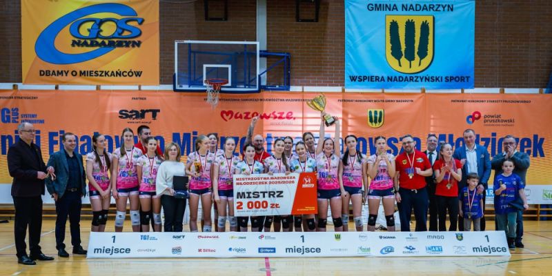 Młodziczki GLKS Nadarzyn mistrzyniami Mazowsza