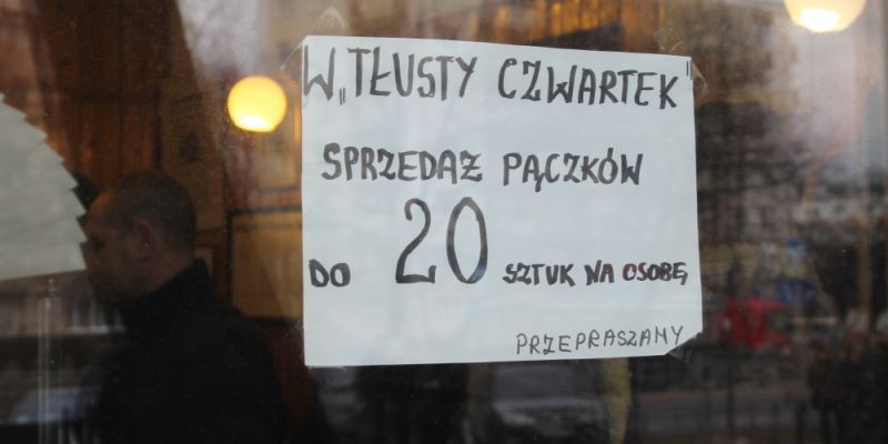 Warszawiacy obchodzą Tłusty Czwartek