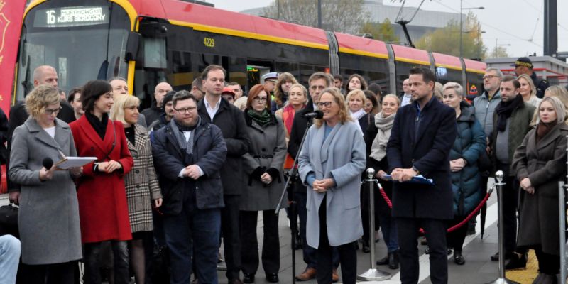 Pół miliona pasażerów w tramwajach do Wilanowa