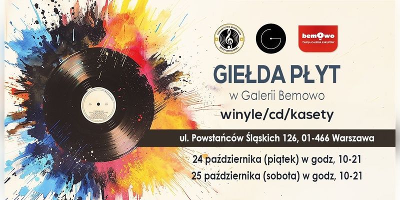 Giełda Płyt Winylowych, CD i Kaset w Galerii Bemowo: spotkanie z muzyką, która nigdy nie wychodzi z mody