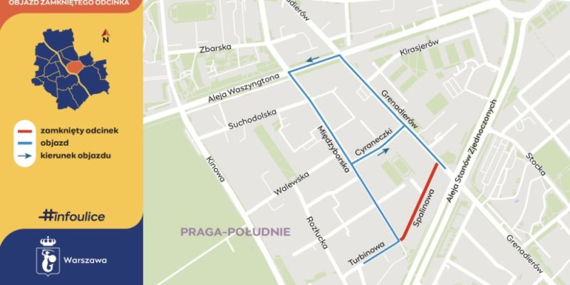 Po weekendzie rusza remont ul. Spalinowej