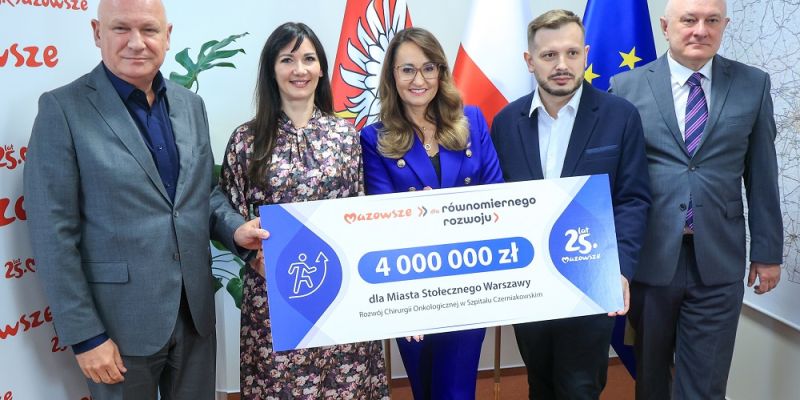 Szpital Czerniakowski otrzyma duże wsparcie finansowe