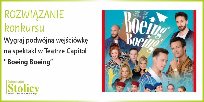 [ROZWIĄZANIE KONKURSU] Poleć na spektakl do Teatru Capitol