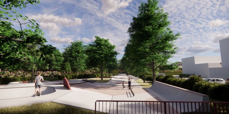 Niebieski skatepark na Bielanach przejdzie metamorfozę