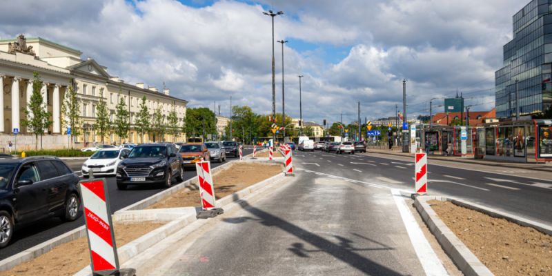 ZDM chwali się pracami wykonanymi na pl. Bankowym