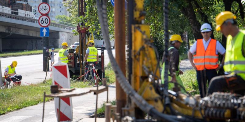 Ruszyły prace na Białołęce w ramach przygotowań do budowy linii metra M4