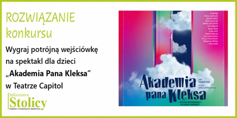 [ROZWIĄZANIE KONKURSU] Lato z teatrem - wygraj potrójną wejściówkę na spektakl dla dzieci