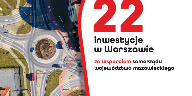 Sejmik Mazowsza wsparł Warszawę. Dofinansowano 22 projekty