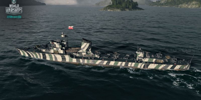 ORP Błyskawica w World of Warships!