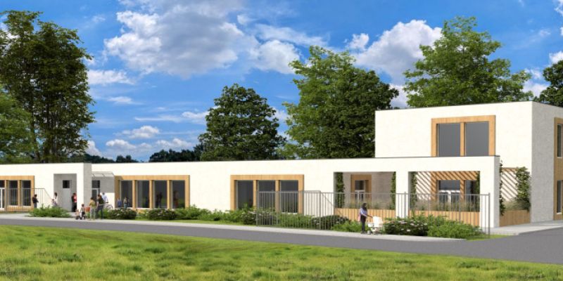 Postępy na budowie żłobka przy ulicy Wyspowej: Konstrukcja nowego obiektu na Targówku została ukończona