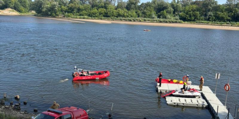 Tragedia nad Wisłą. 21-latek utonął w rejonie rezerwatu Zakole Zakroczymskie