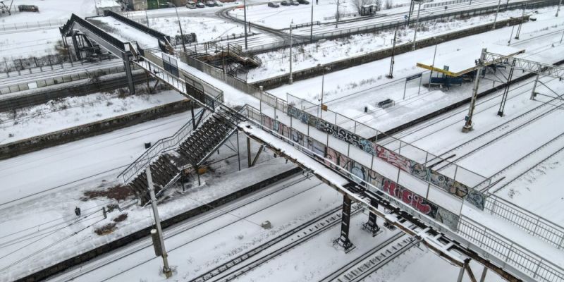 Przy przystanku SKM Gdańsk Stocznia powstanie nowa kładka dla pieszych