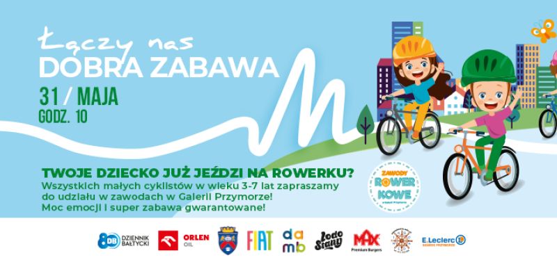 Rowerkowe szaleństwo na Dzień Dziecka w Galerii Przymorze