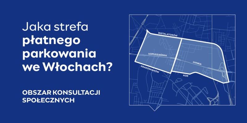 Jaka strefa płatnego parkowania we Włochach? Trwają konsultacje społeczne