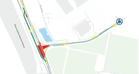 Zmiany w ruchu na Trasie Sucharskiego. Zamknięcie jezdni w kierunku portu