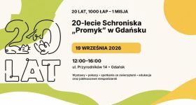 Schronisko “Promyk” zaprasza na świętowanie 20-lecia